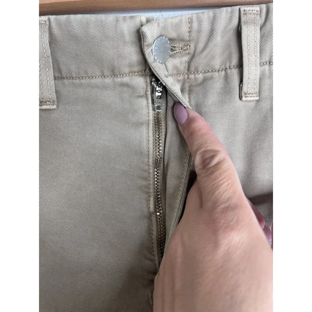 L'AGENCE Brooklyn High Rise Utility Wide Leg Cargo Pants Rye Tan Sz29 Designer - Picture 5 of 11